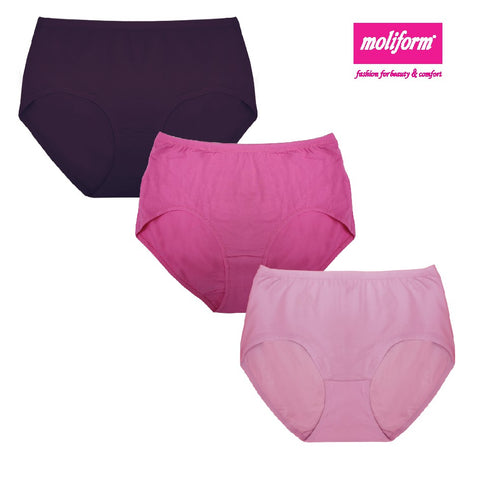 Moliform Spandex Cotton Maxi Panties Pack Of 3 - 8117