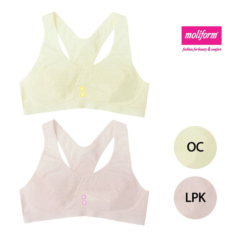 Moliform Junior Cotton Racerback Singlet Bra 038