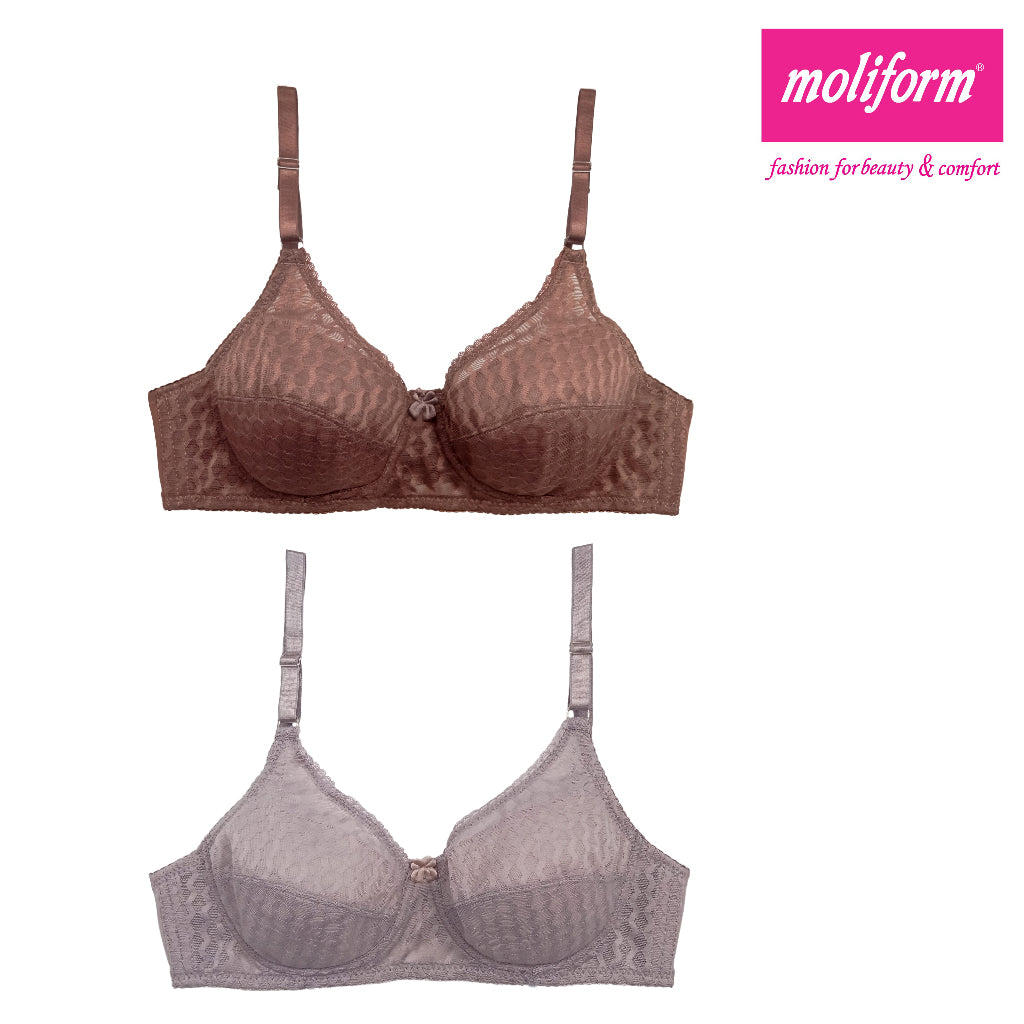 Moliform Under-Wired Thin Pad Full Cup Bra 7757