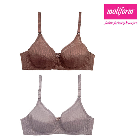 Moliform Under-Wired Thin Pad Full Cup Bra 7757