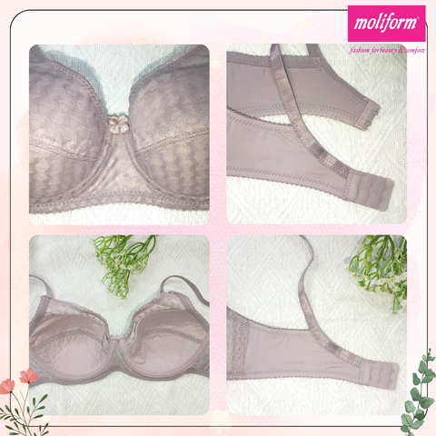 Moliform Under-Wired Thin Pad Full Cup Bra 7757