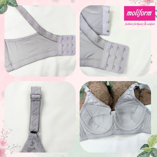 Moliform Under-Wired Thin Fiberfill Full Cup Bra 7566
