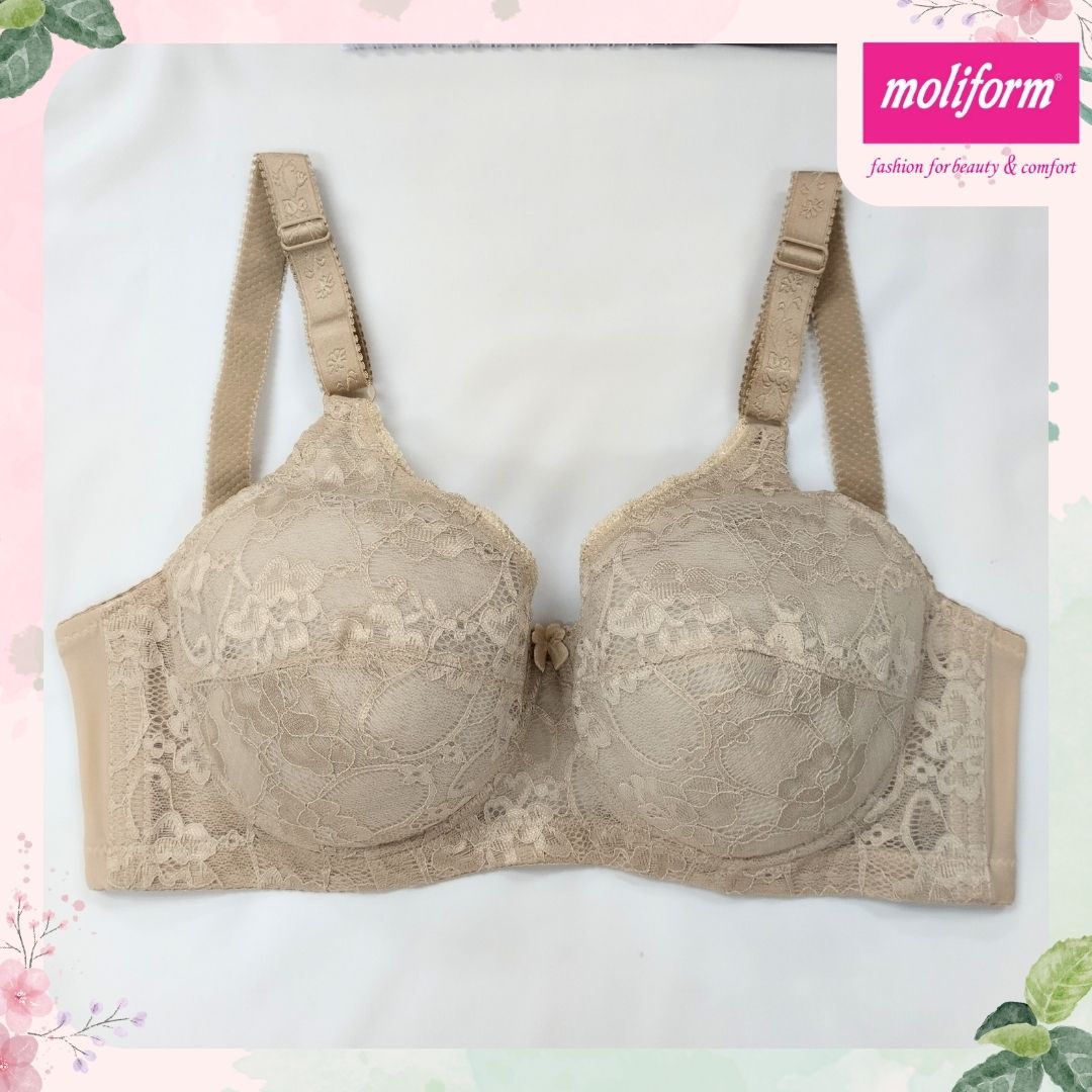 Moliform Under-Wired Thin Fiberfill Full Cup Bra 7564