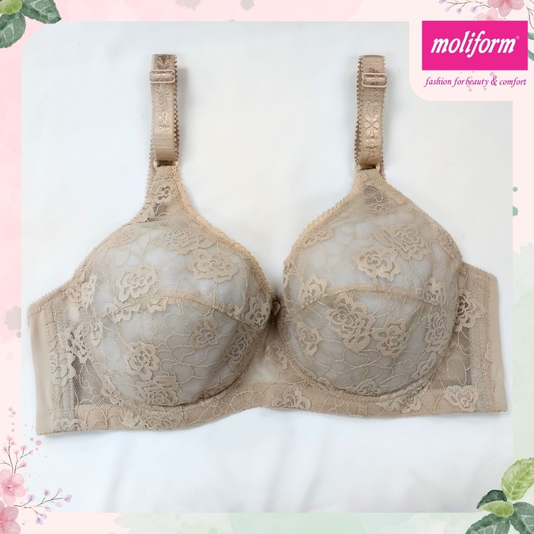 Moliform Under-Wired Thin Fiberfill Full Cup Bra 7516