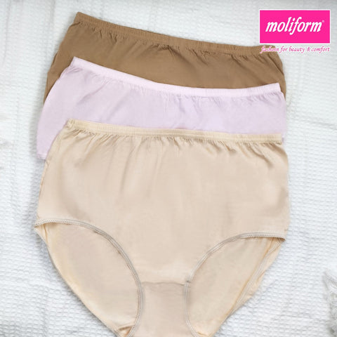 Moliform Full Mama Cotton Panties (Pack Of 3) - 8011