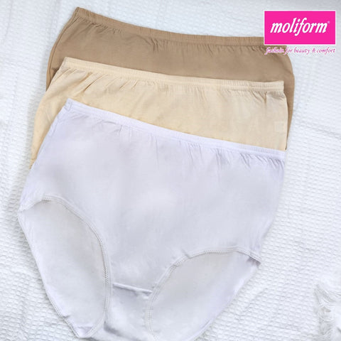 Moliform Full Mama Cotton Panties (Pack Of 3) - 8011