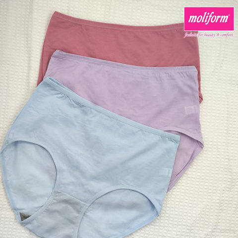 Moliform Nylon Cotton Midi Panties (Pack Of 3) - 8054