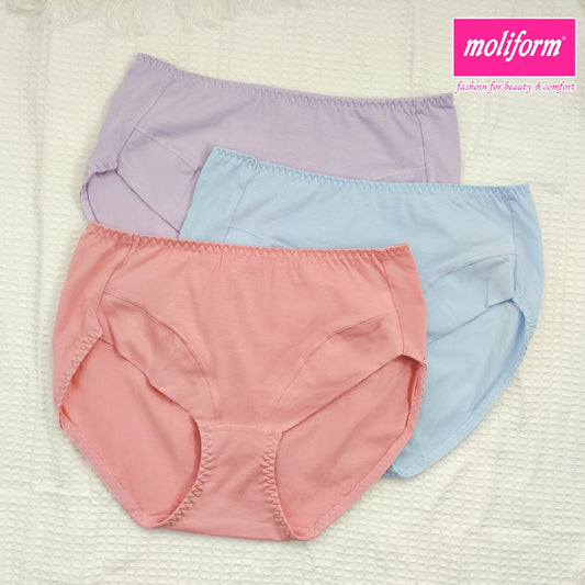 Moliform Cotton Midi Panties (Pack Of 3) - 8071