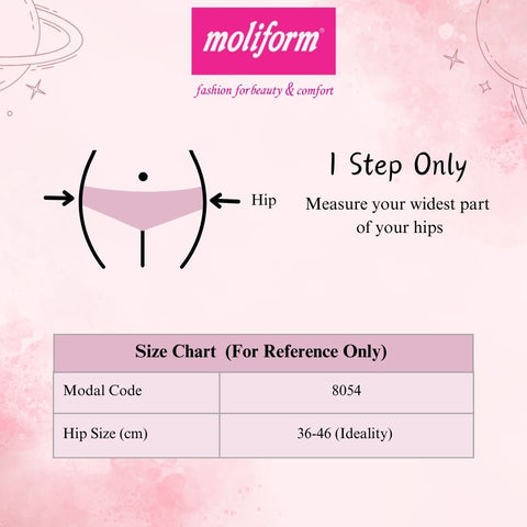 Moliform Nylon Cotton Midi Panties (Pack Of 3) - 8054