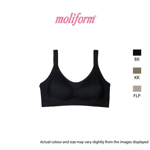 Moliform Wireless fuller-bust everyday basic seamless bras /  coli Tanpa Jahitan Saiz Besar B1866  Saiz L-4XL