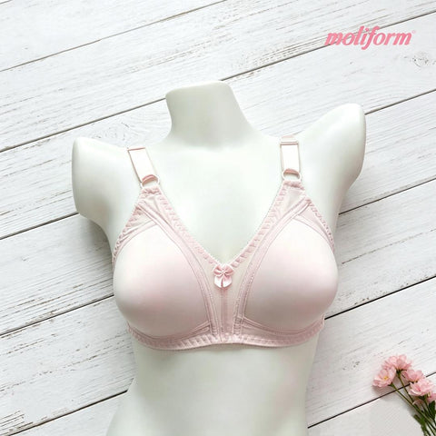 Moliform Full Coverage Soft Cup Wireless Bra / Coli Lembut Liputan Penuh Tanpa Dawai B621 Saiz B75-95