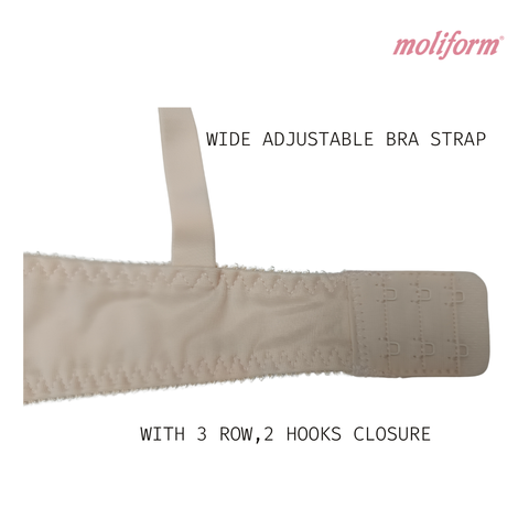 Moliform Classic Wireless Bra / Coli Klasik Tanpa Dawai  B630 Saiz B75-90