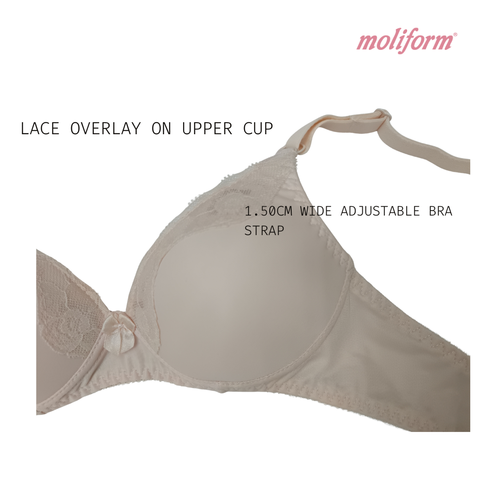 Moliform Classic Wireless Bra / Coli Klasik Tanpa Dawai  B630 Saiz B75-90