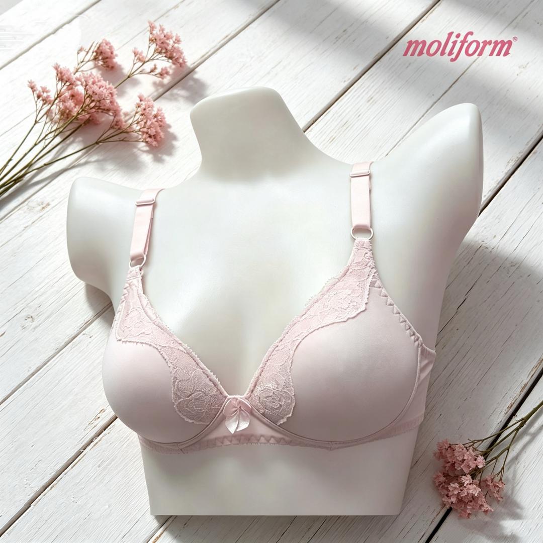 Moliform Classic Wireless Bra / Coli Klasik Tanpa Dawai  B630 Saiz B75-90