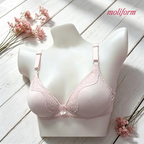 Moliform Classic Wireless Bra / Coli Klasik Tanpa Dawai  B630 Saiz B75-90