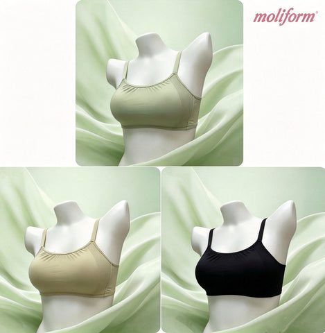 Moliform Wireless Comfort Bra / Coli Lembut Tanpa Dawai 7657 Saiz B70-80