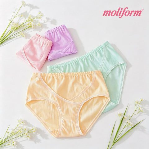 Moliform High-Waisted Maternity Panties / Seluar Dalam Ibu Mengandung Pinggang Tinggi – 8391A