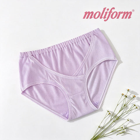 Moliform High-Waisted Maternity Panties / Seluar Dalam Ibu Mengandung Pinggang Tinggi – 8391A