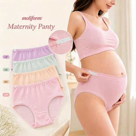 Moliform High-Waist Maternity Panties / Seluar Dalam Ibu Mengandung Pinggang Tinggi – 8393A