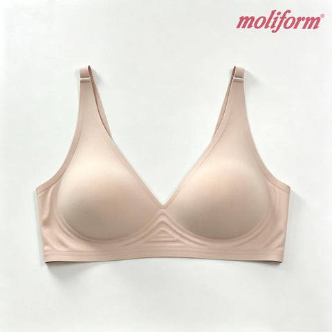Moliform Seamless Wireless Jelly Support Everyday Bra / Bra Harian Sokongan Jalur Jeli Tanpa Dawai M-XL - 7648