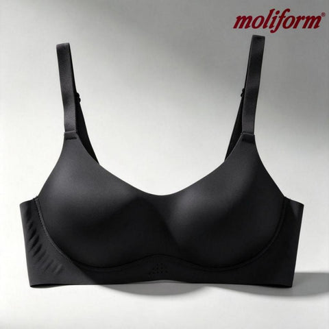 Moliform Breathable Seamless Wirefree Bra | Bra Wanita Tanpa Wayar | Cawan Span Lembut | Selesa & Bernafas  - 7647
