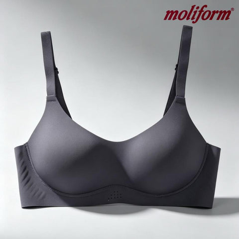 Moliform Breathable Seamless Wirefree Bra | Bra Wanita Tanpa Wayar | Cawan Span Lembut | Selesa & Bernafas  - 7647