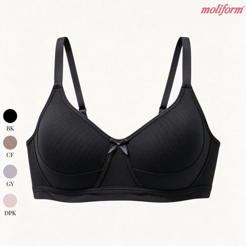 Moliform Wireless Soft Cup Bra /Coli Tanpa Dawai Cawan Lembut Saiz B34–B38 - 7670