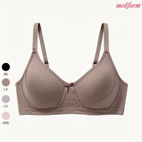 Moliform Wireless Soft Cup Bra /Coli Tanpa Dawai Cawan Lembut Saiz B34–B38 - 7670