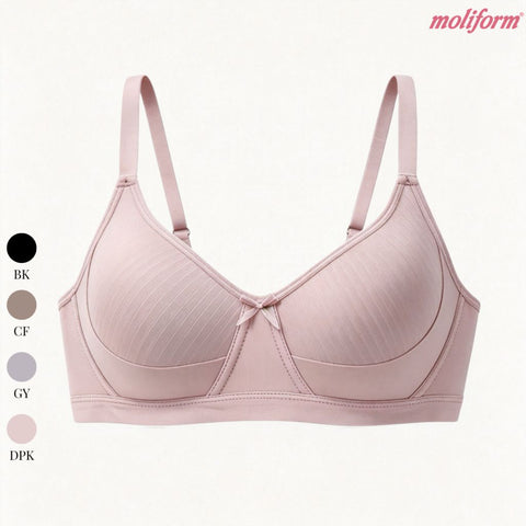 Moliform Wireless Soft Cup Bra /Coli Tanpa Dawai Cawan Lembut Saiz B34–B38 - 7670