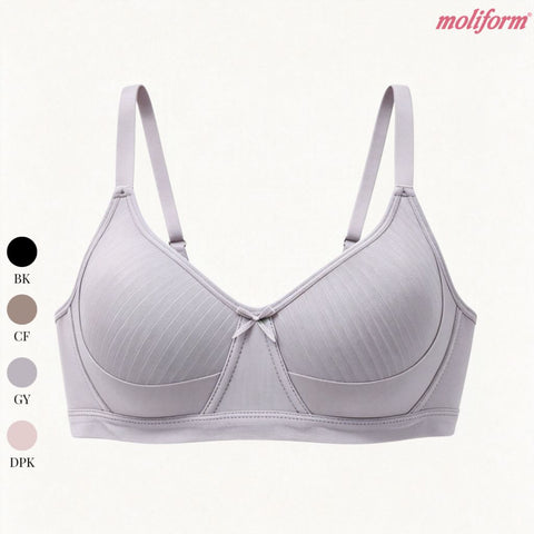 Moliform Wireless Soft Cup Bra /Coli Tanpa Dawai Cawan Lembut Saiz B34–B38 - 7670