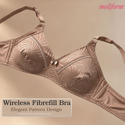 Moliform Wireless Fibrefill Bra/Coli Tanpa Dawai Span Lembut B34–40 7736