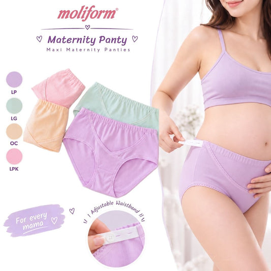 Moliform High-Waisted Maternity Panties / Seluar Dalam Ibu Mengandung Pinggang Tinggi – 8391A
