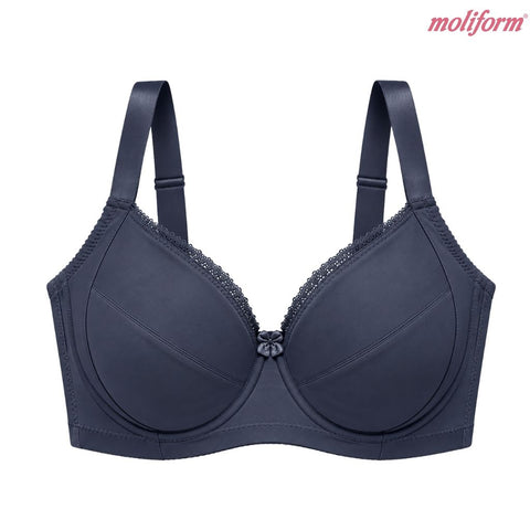 Moliform E Cup Wired Breathable Full Coverage Bra /Bra Berwayar Cawan Penuh E38-E46 - 7633