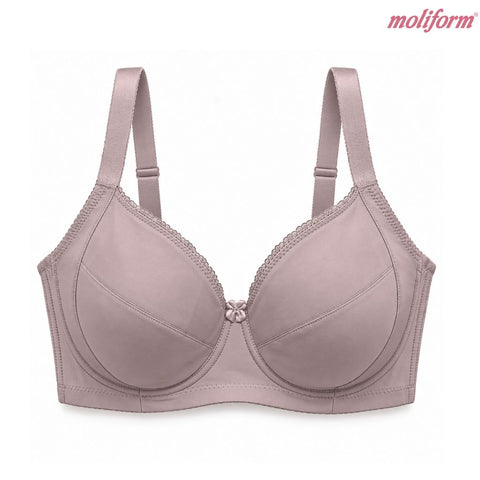 Moliform E Cup Wired Breathable Full Coverage Bra /Bra Berwayar Cawan Penuh E38-E46 - 7633