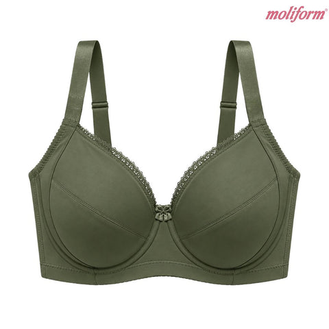 Moliform E Cup Wired Breathable Full Coverage Bra /Bra Berwayar Cawan Penuh E38-E46 - 7633