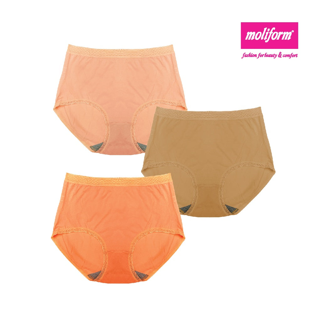 Moliform Spandex Cotton Maxi Panties Pack Of 3 - 8745/XL