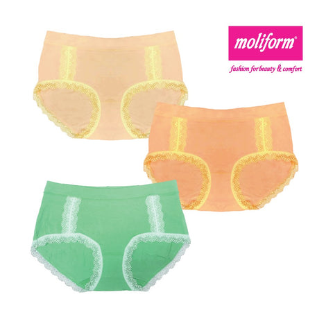 Moliform Stretchable Modal Fabric Panties Pack Of 3 - 8769