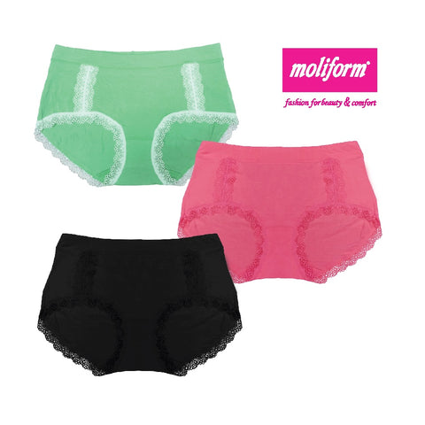 Moliform Stretchable Modal Fabric Panties Pack Of 3 - 8769