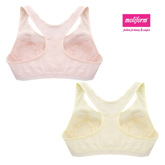 Moliform Junior Cotton Racerback Singlet Bra 038