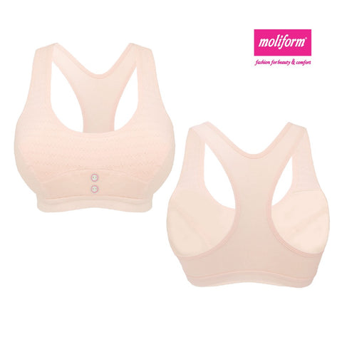 Moliform Junior Cotton Racerback Singlet Bra 038