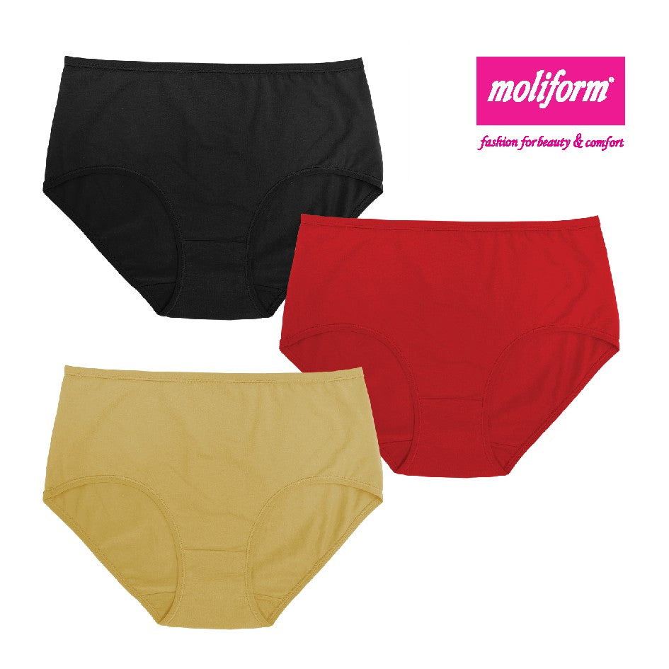 Moliform Low Waist Modal Fabric Panties Pack Of 3 - 8272/XXL