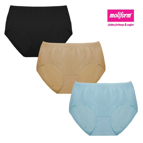 Moliform Spandex Cotton Maxi Panties Pack Of 3 - 8117