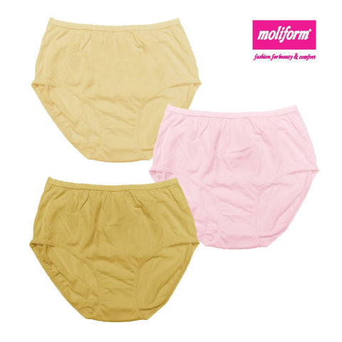 Moliform Full Mama Cotton Panties Pack Of 3 - 8009/XL