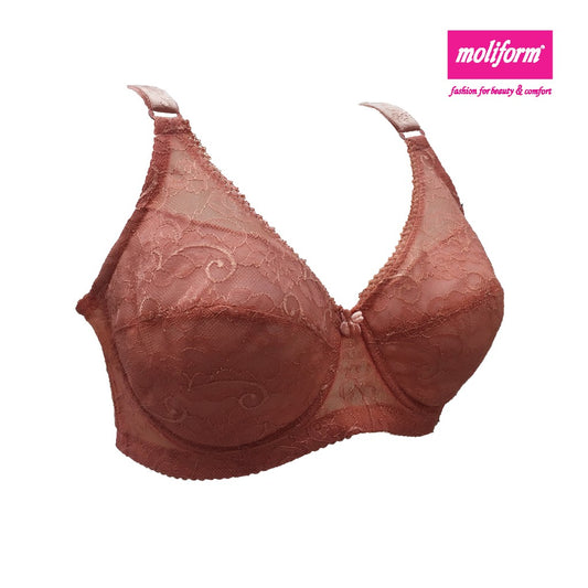 Moliform Lacy Full Cup Wired Support Bra 7428