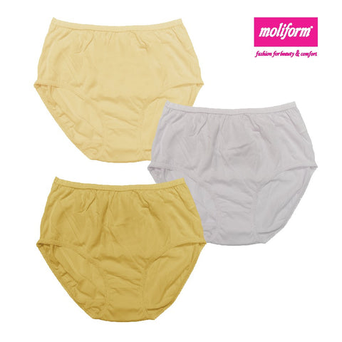 Moliform Full Mama Cotton Panties Pack Of 3 - 8009/XL