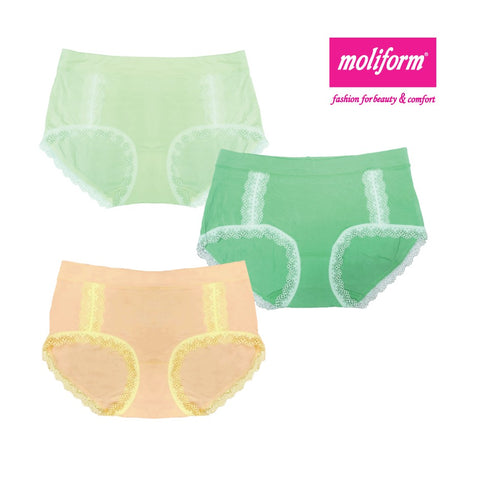 Moliform Stretchable Modal Fabric Panties Pack Of 3 - 8769