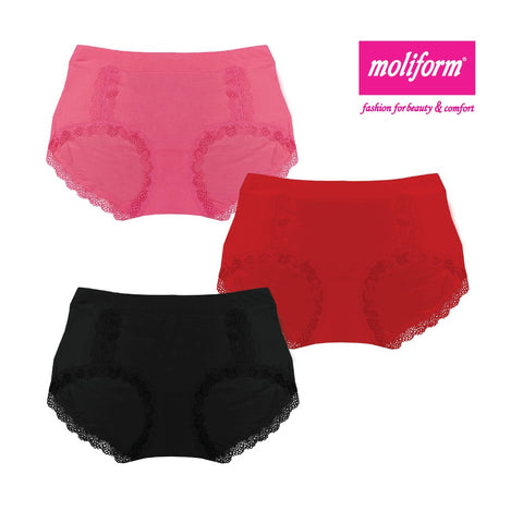 Moliform Stretchable Modal Fabric Panties Pack Of 3 - 8769