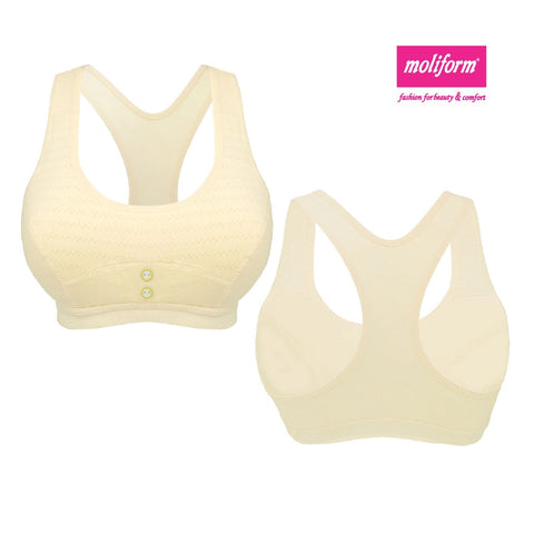 Moliform Junior Cotton Racerback Singlet Bra 038