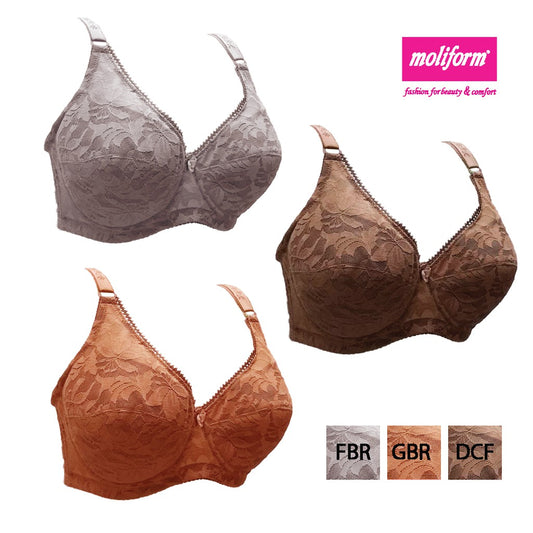 Moliform Lacy Full Cup Wired Support Bra 7396