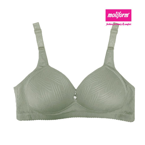 Moliform-Full Coverage PU Cup Non-Wired Bra 7449